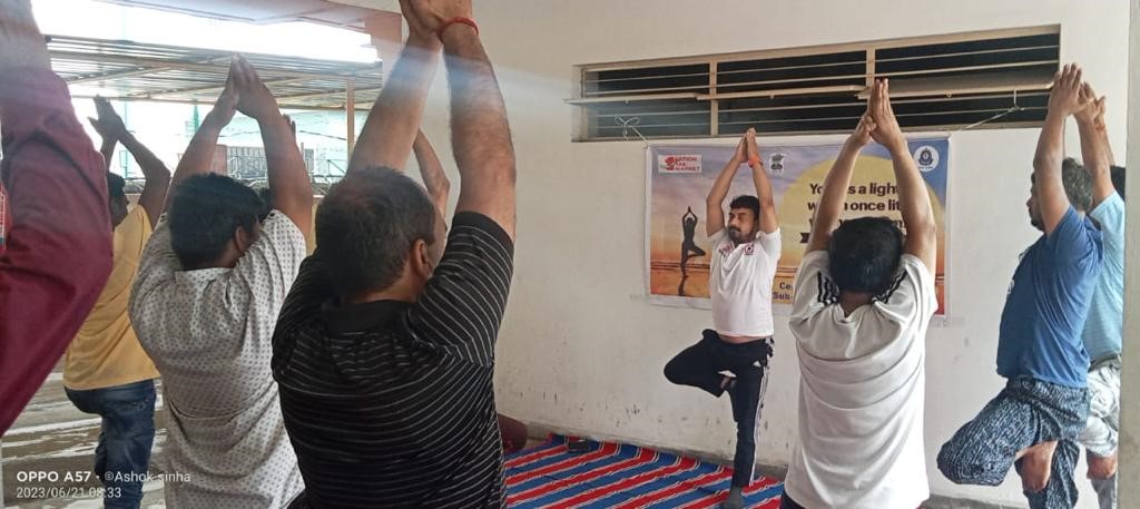 Yoga Day Celebration 2023 at CGST Appeals Patna